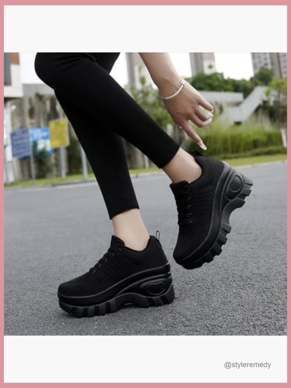 Platform Sneakers Comfortable Breathable Wedge Shoe Orthopedic Walking Arch - Picture 2 of 6